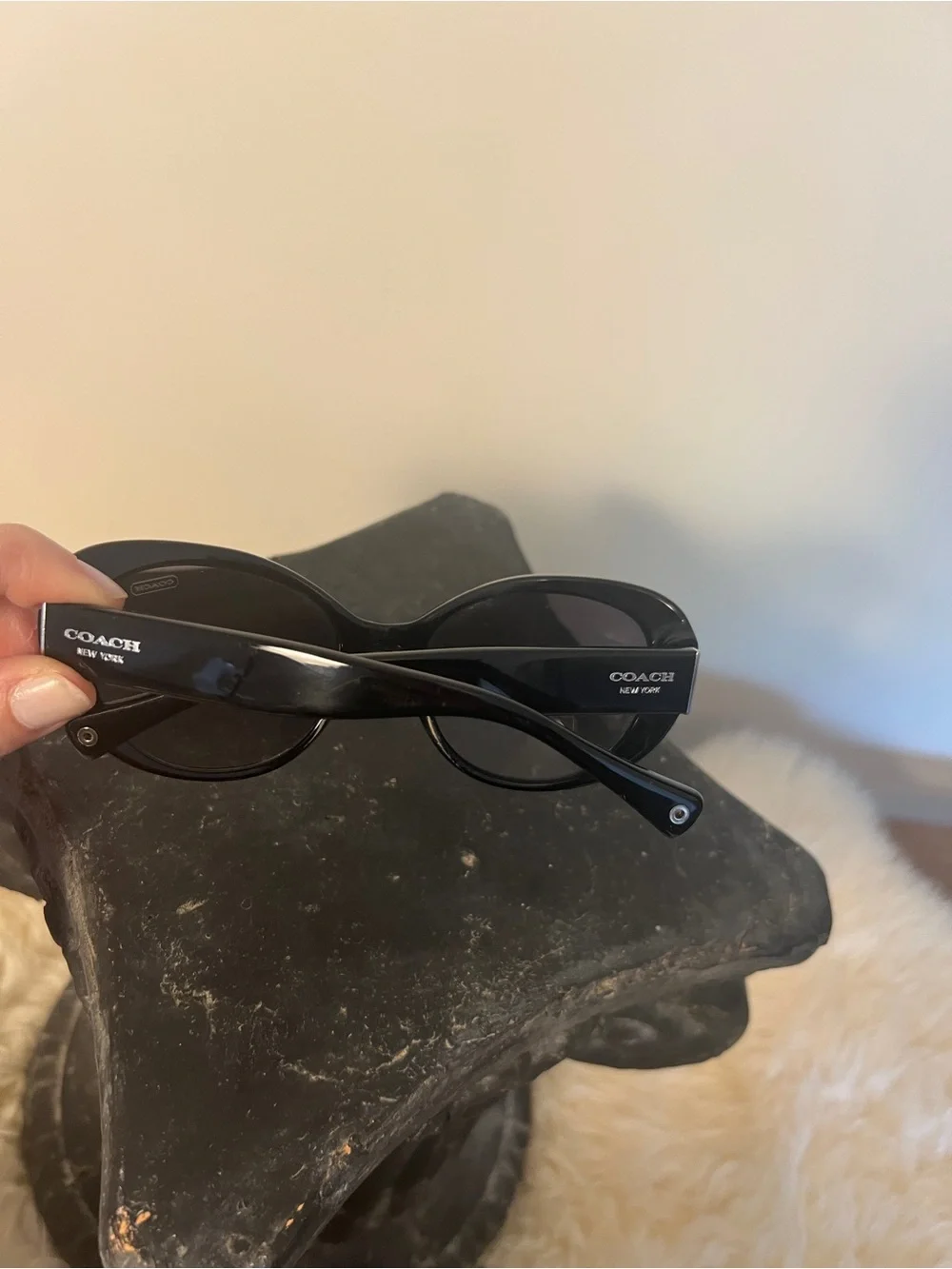 Coach Black Alexa Cat Eye Sunglasses